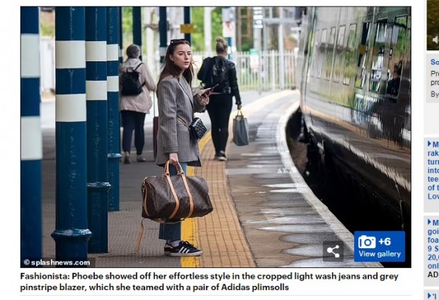 La artista destacó en el registro por su estilo natural / Captura www.dailymail.co.uk