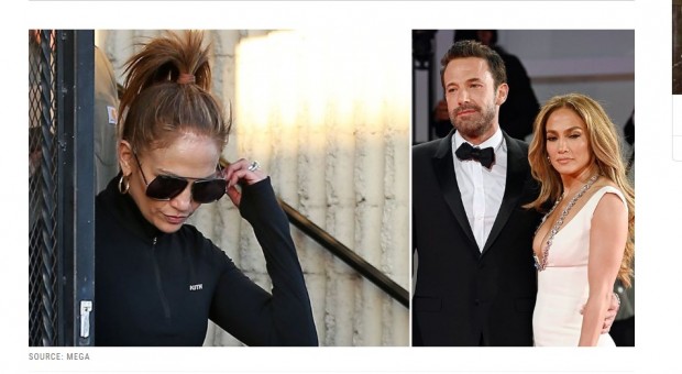 JLO, fotografiada por primera vez desde que se casó con Ben Affleck / Captura radaronline.com