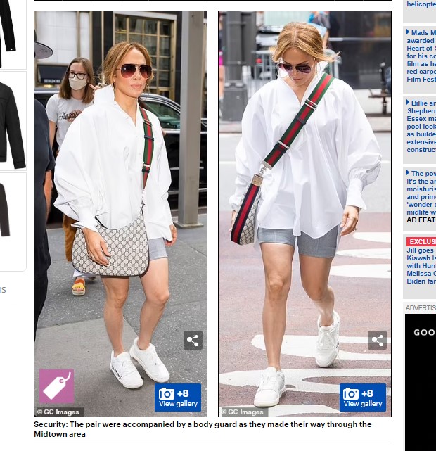La "diva del Bronx" regresó desde Europa para festejar el cumpleaños número 50 del actor / Captura www.dailymail.co.uk