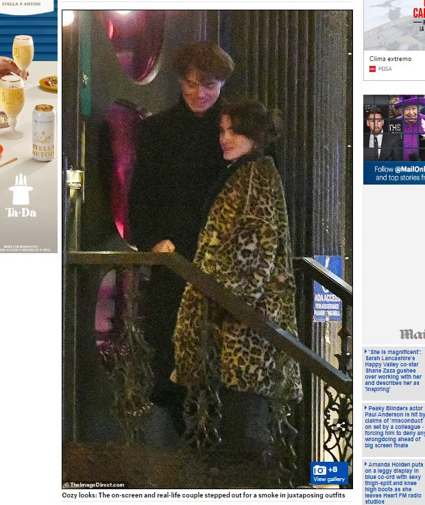 Ambos pasaron un buen momento juntos, aunque sufrieron bastante las bajas temperaturas de Nueva York / Captura www.dailymail.co.uk
