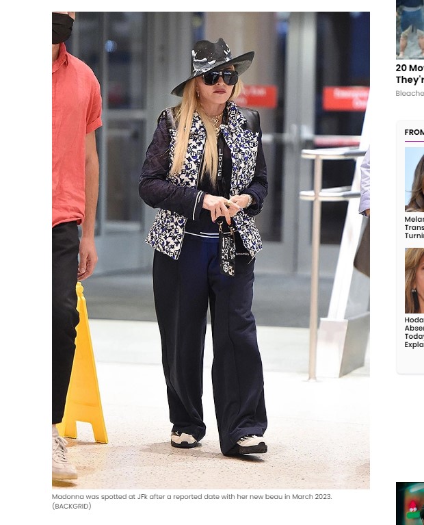 Madonna, detectada tras especularse que mantiene una relación con un boxeador de 29 años / Captura hollywoodlife.com
