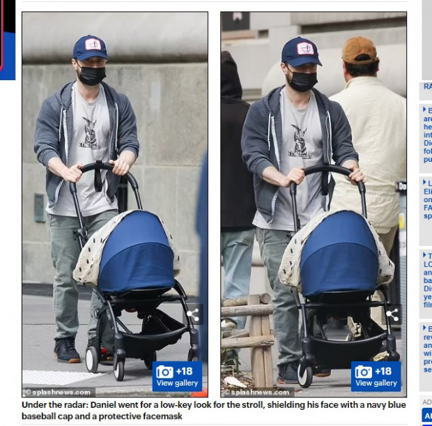 El protagonista de "Harry Potter" se convirtió en padre y sus fans no pueden creerlo / Captura www.dailymail.co.uk