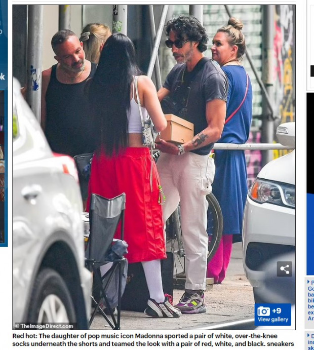 Lourdes es producto de la relación (1994 a 1997) entre Madonna y el entrenador / Captura www.dailymail.co.uk