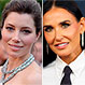 Demi Moore y Jessica Biel “se roban” los flashes en show de moda de Giorgio Armani con estos looks