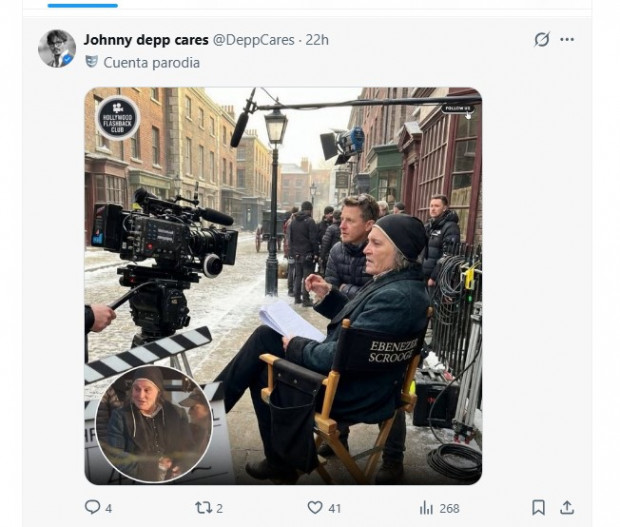 Johnny Depp sorprende con drástica transformación para nueva cinta / Captura x.com/DeppCares