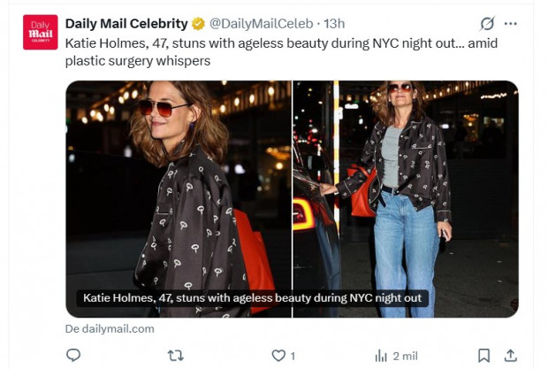 Katie Holmes paparazzis
