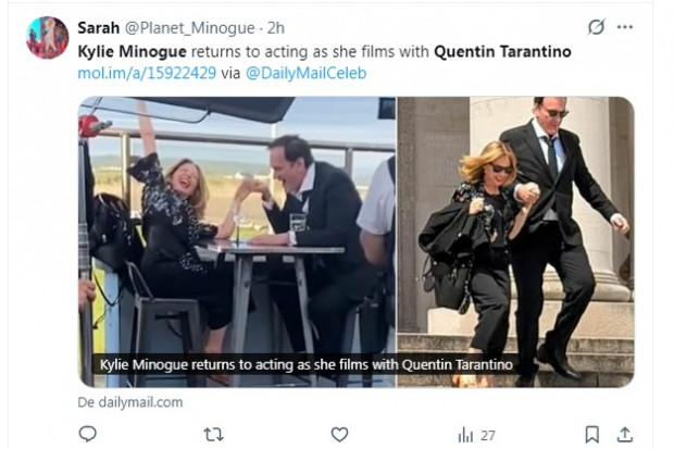 Kylie Minogue tarantino