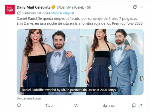Novia de Daniel Radcliffe