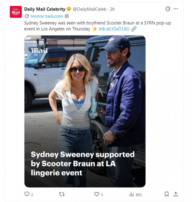 Sydney Sweeney novio