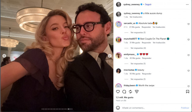 Sydney Sweeney presume de su relación con Scooter Braun / www.instagram.com/sydney_sweeney
