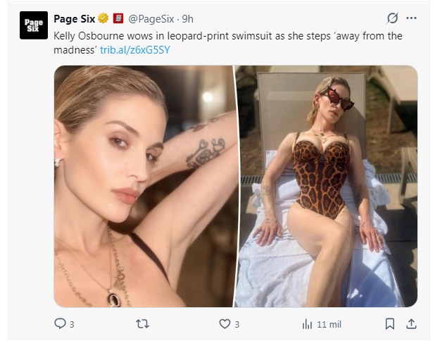 Kelly Osbourne traje de baño