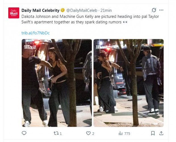 Dakota Johnson romances