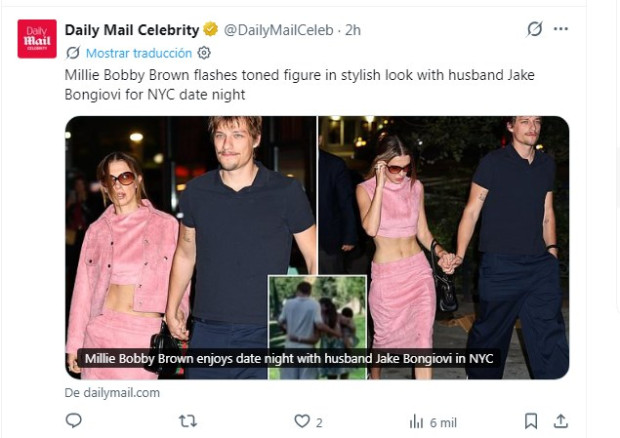 Millie Bobby Brown paparazzis