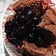 Postre de chocolate y arándanos: Receta con una buena idea