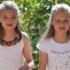 Se vistieron iguales: Princesas Leonor y Sofía impresionaron con su atuendo en España