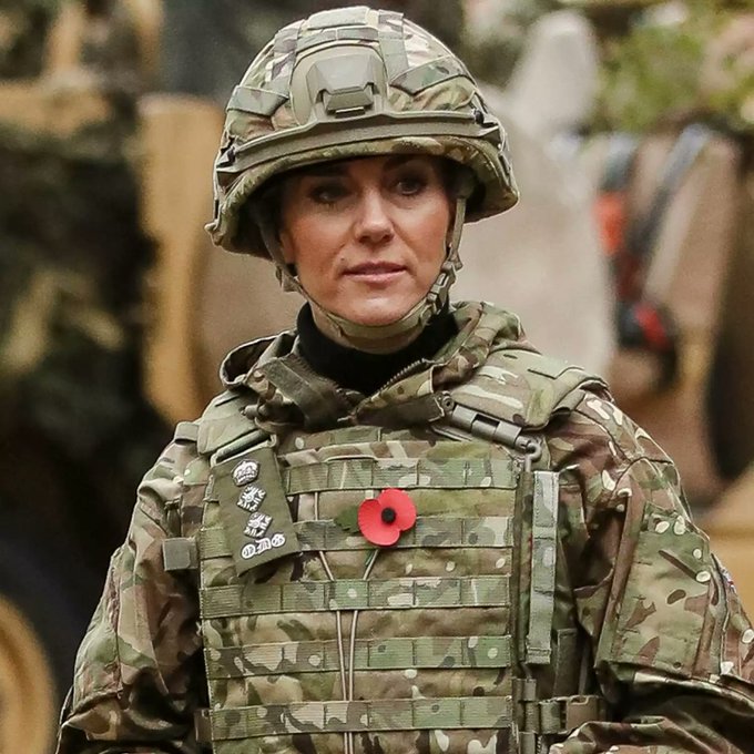 El look de Middleton en Norfolk este miércoles. Foto: X