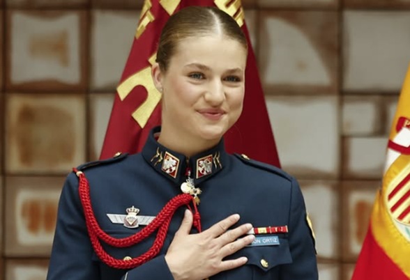 Princesa Leonor formación militar