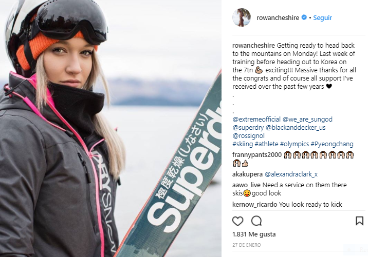 La rubia cautiva por su talento, resiliencia y belleza. Foto: Captura Instagram Rowan Cheshire.