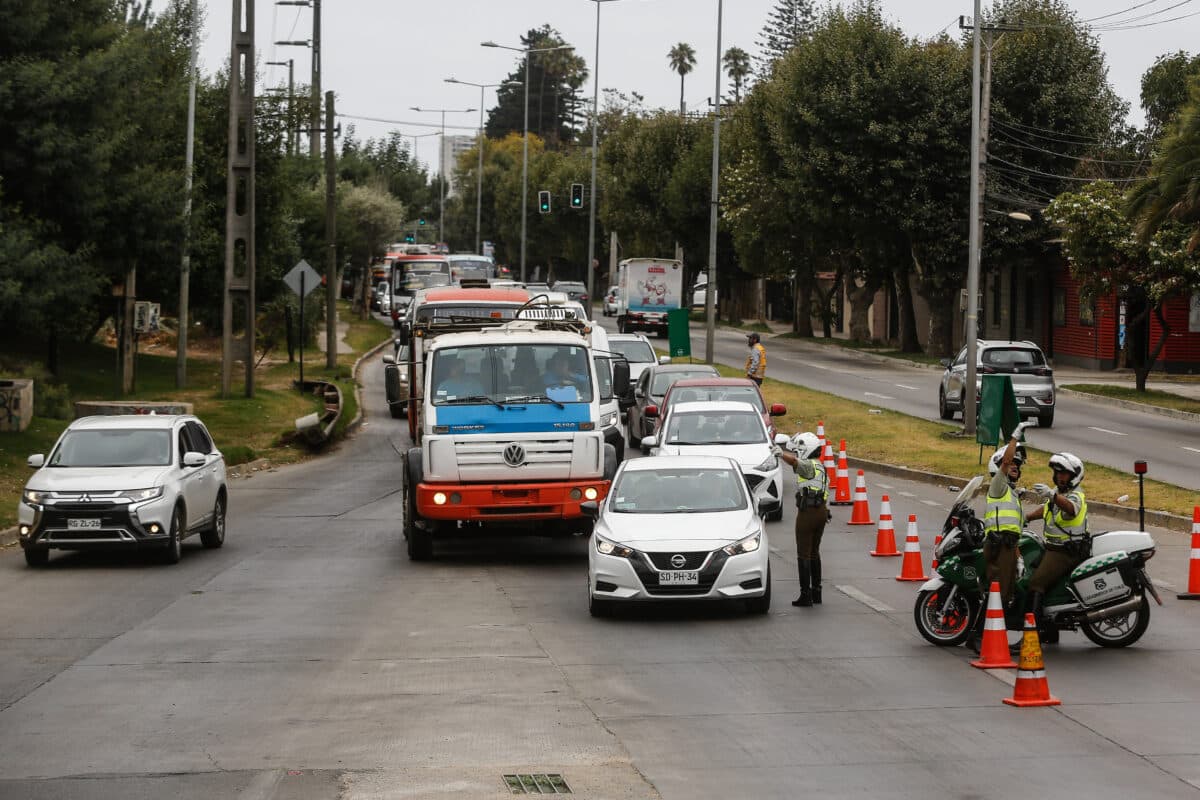 VIÑA DEL MAR: Marcha blanca de restricción vehicular
