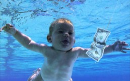 Cómo luce el bebé de la portada del disco de Nirvana, 25 años después
