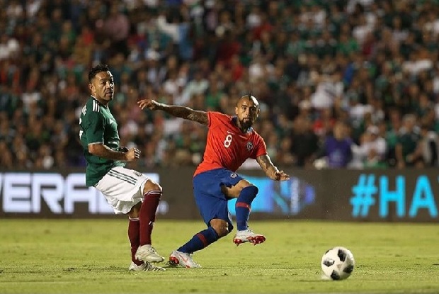 Arturo Vidal se vio muy bien en el ida y vuelta, trasuntando el liderato que tiene en la Roja.