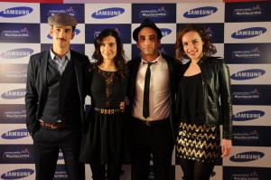 Íñigo Urrutia, Lucy Cominetti, Julio Fuentes y Nicole Pérez
