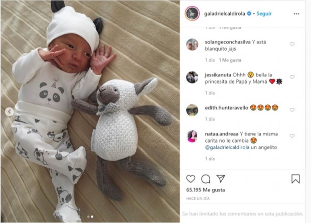 La personalidad televisiva española mostró cómo cambió desde recién nacida hasta ahora / www.instagram.com/galadrielcaldirola