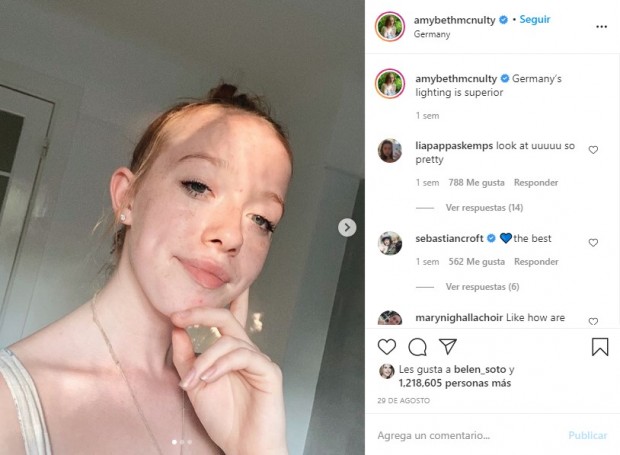 Gracias a la popularidad que se ganó, muchas de sus imágenes lograron más de 1 millón de "likes" / www.instagram.com/amybethmcnulty