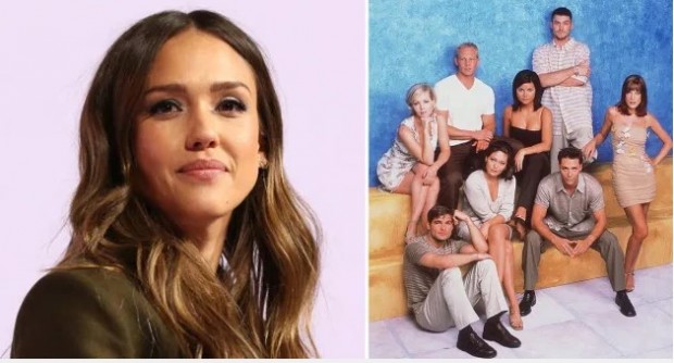 Jessica Alba aseguró que no podía mirar a los ojos a los protagonistas de "Beverly Hills, 90210" / metro.co.uk
