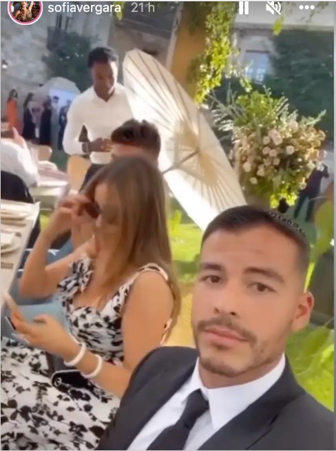 Una imagen publicada por Sofía Vergara, quien asistió a la boda cerca de Santa Bárbara, California / www.lanacion.com.ar