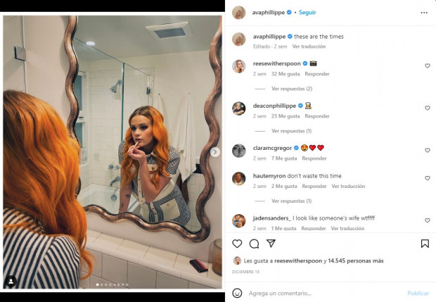 Sin embargo, también fue criticada: fue cuando le preguntaron si le atraen los hombres o las mujeres, y respondió de forma ambigua / www.instagram.com/avaphillippe