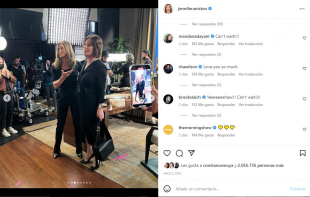 La serie de Apple TV+ finalizó el rodaje de la tercera temporada / www.instagram.com/jenniferaniston