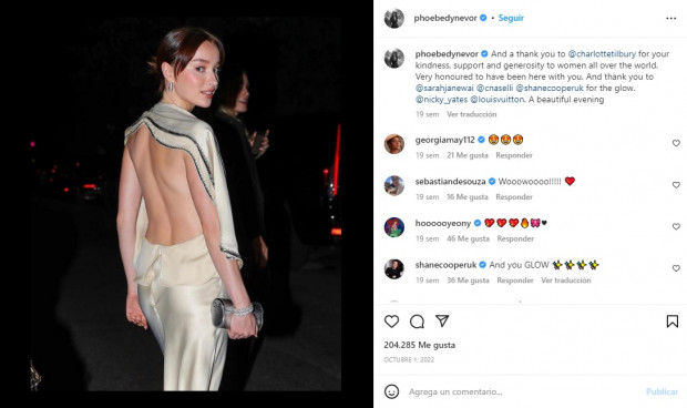 Dynevor se sumará a una cinta, por lo que ya se alejó por completo de "Daphne", su personaje en Bridgeron / www.instagram.com/phoebedynevor