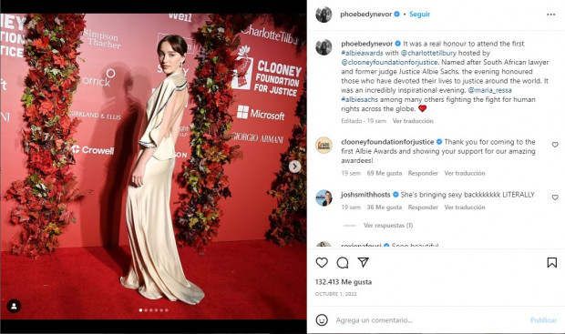 Así, sucederá lo mismo que ocurriera con Regé-Jean Page, su compañero de elenco / www.instagram.com/phoebedynevor