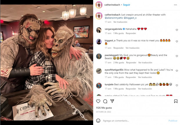 La actriz continuó en actividad hasta antes de la pandemia de coronavirus / www.instagram.com/catherinebach