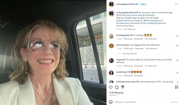Sin embargo, al finalizar el programa con Michael Landon, sucumbió a la adicción al alcohol / www.instagram.com/melissagilbertofficial