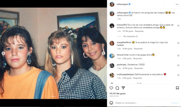 Las imágenes corresponden a la actualidad pero, también, de cuando concurrían a las clases / www.instagram.com/sofiavergara