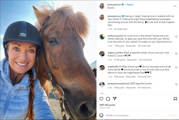 Así se ve la actriz que brilló en la serie "Doctora Quinn" / www.instagram.com/janeseymour