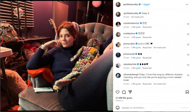 Ya pasaron 8 años del final de "Two and a Half Men" / www.instagram.com/aprilthebowlby