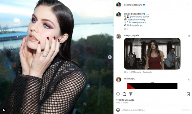 Alexandra Daddario compartió nuevas imágenes como modelo / www.instagram.com/alexandradaddario