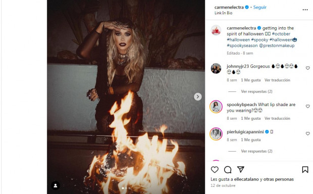 Tras su salida de la serie, sin embargo, no contó con demasiados roles trascendentes / www.instagram.com/carmenelectra