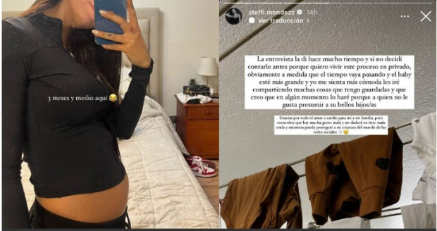 Steffi Méndez reveló por qué decidió ocultar su embarazo de las redes / www.instagram.com/steffi.mendezz