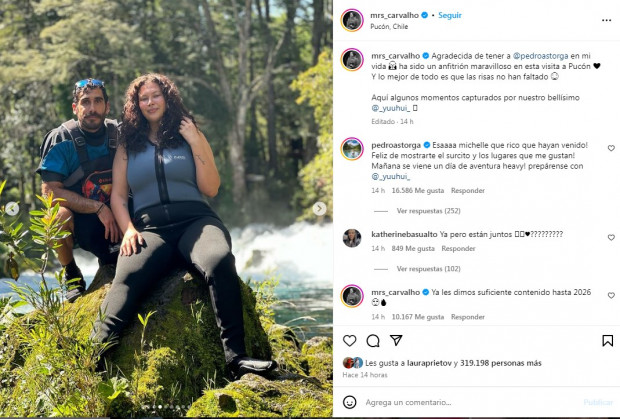 Ambos se habían "casado" en diversos reality shows, pero nunca lo confirmaron fuera de pantalla / www.instagram.com/mrs_carvalho