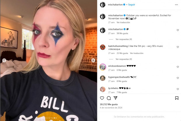 Luego de terminar su participación allí, la artista sucumbió a las adiccioens y tuvo problemas con la justicia / www.instagram.com/mischabarton