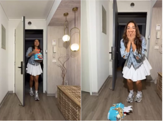 Lisandra Silva, duramente criticada por "tirar" la torta en cumpleaños de su hijo / www.lacuarta.com