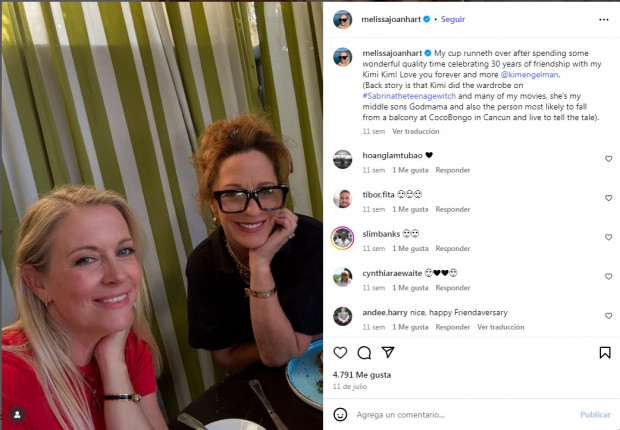 Más allá de continuar con su carrera, nunca obtuvo un papel como el de Sabrina / www.instagram.com/melissajoanhart