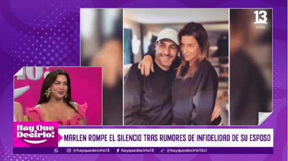 Marlen Olivarí, en picada contra supuesta responsable del rumor de infidelidad de Luciano Marocchino / www.pagina7.cl