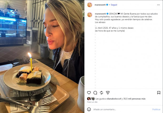Mane Swett compartió emotivo descargo: cumplió 47 años en medio de la batalla legal por la custodia de su hijo / www.instagram.com/maneswett