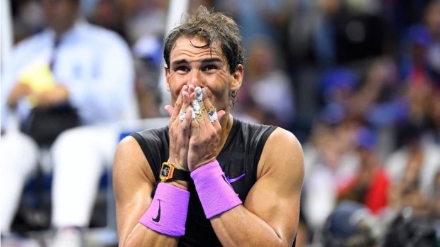 La emoción de Rafael Nadal al ganar su cuarto US Open y llegar a los 19 Grand Slams en total / www.elconfidencial.com