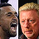 Becker barrió con Kyrgios tras criticar a Zverev por romper la cuarentena